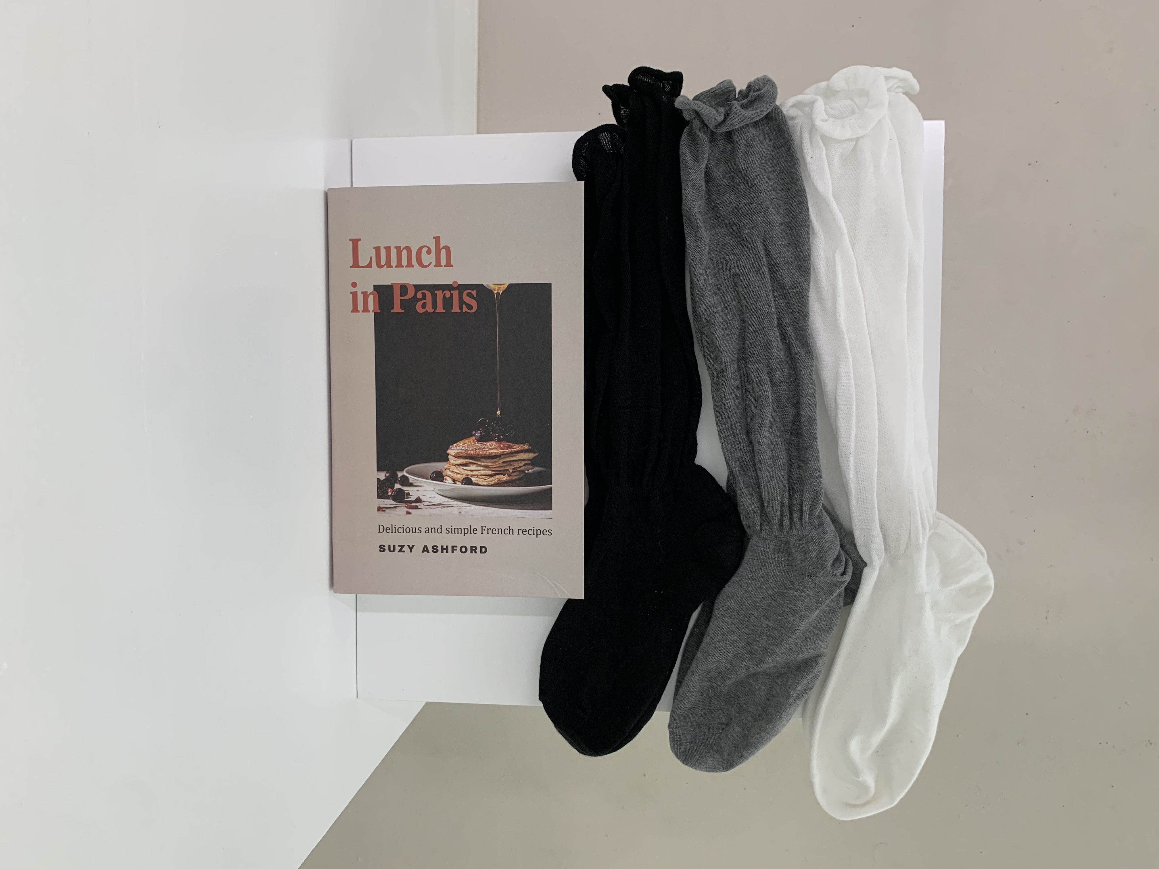 loose shirring  socks / 3colors